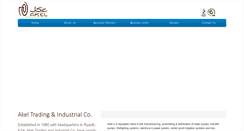 Desktop Screenshot of akel.com.sa